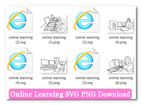 Online Learning SVG PNG Download