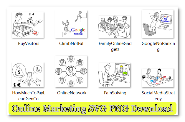 Online Marketing SVG PNG Download