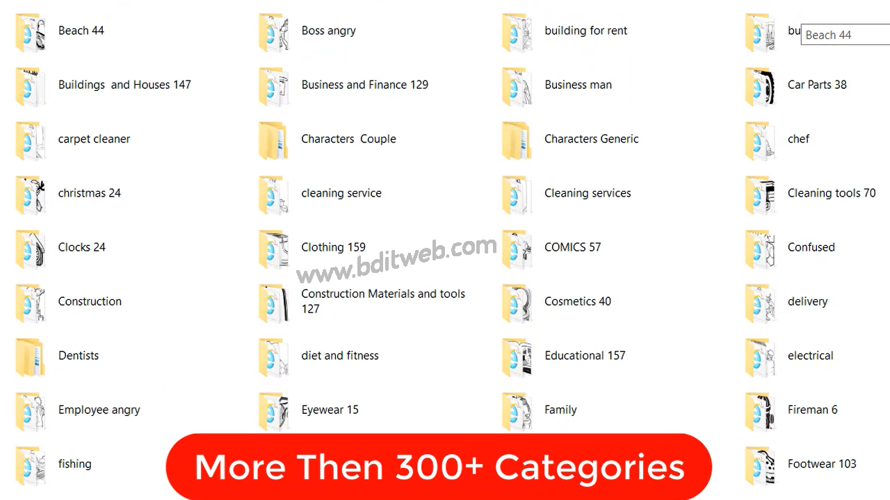SVG PNG Images 300 Categories