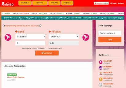 Paxfulbd.Com - Trusted Money Exchanger Site Development